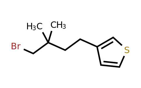 1480110-74-4 | 3-(4-Bromo-3,3-dimethylbutyl)thiophene