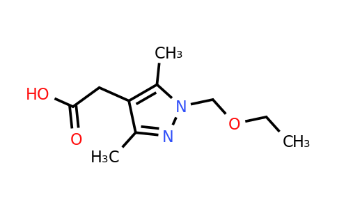 1480332-97-5 | 2-[1-(ethoxymethyl)-3,5-dimethyl-1h-pyrazol-4-yl]acetic acid