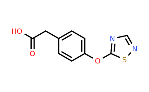 1480380-88-8 | 2-(4-((1,2,4-Thiadiazol-5-yl)oxy)phenyl)acetic acid