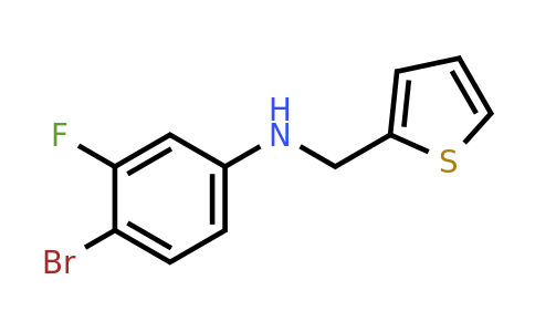 1480547-81-6 | 4-Bromo-3-fluoro-N-(thiophen-2-ylmethyl)aniline