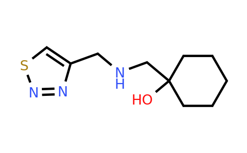 1481259-19-1 | 1-((((1,2,3-Thiadiazol-4-yl)methyl)amino)methyl)cyclohexan-1-ol