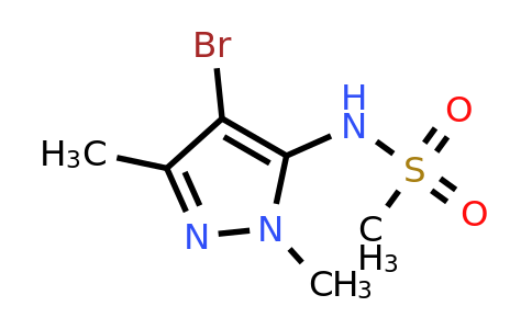1481325-26-1 | n-(4-Bromo-1,3-dimethyl-1h-pyrazol-5-yl)methanesulfonamide