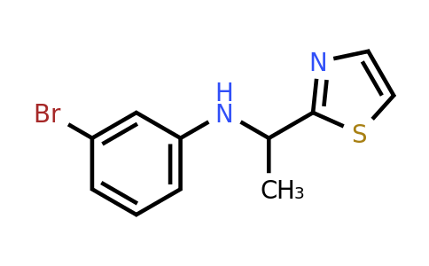 1481472-75-6 | 3-Bromo-N-(1-(thiazol-2-yl)ethyl)aniline