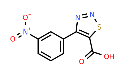 1481665-11-5 | 4-(3-Nitrophenyl)-1,2,3-thiadiazole-5-carboxylic acid