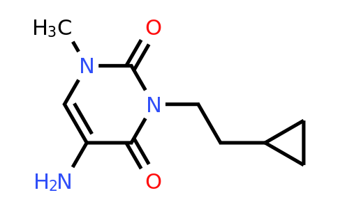 1481784-14-8 | 5-Amino-3-(2-cyclopropylethyl)-1-methylpyrimidine-2,4(1h,3h)-dione