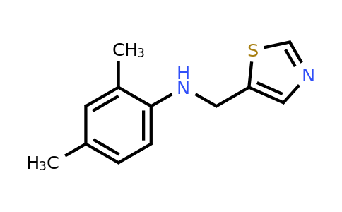 1482088-48-1 | 2,4-Dimethyl-N-(thiazol-5-ylmethyl)aniline