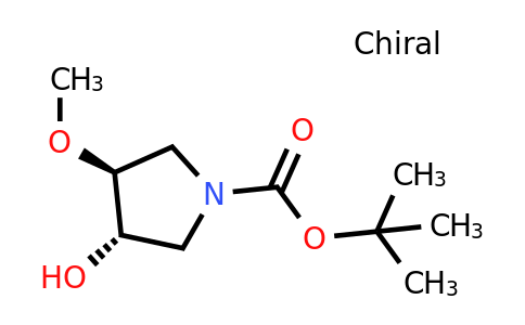148214-86-2 | rel-(3R,4R)-3-Hydroxy-4-methoxypyrrolidine-1-carboxylic acid tert-butyl ester