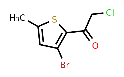 1482239-39-3 | 1-(3-Bromo-5-methylthiophen-2-yl)-2-chloroethan-1-one