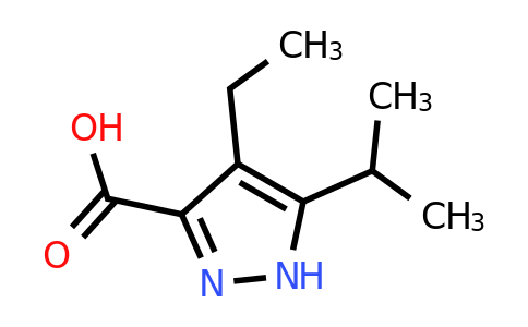1482316-68-6 | 4-ethyl-5-(propan-2-yl)-1H-pyrazole-3-carboxylic acid