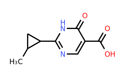 1482454-96-5 | 2-(2-Methylcyclopropyl)-6-oxo-1,6-dihydropyrimidine-5-carboxylic acid