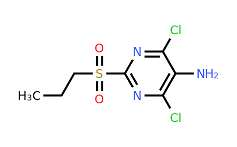 1482484-62-7 | 4,6-Dichloro-2-(propylsulfonyl)pyrimidin-5-amine