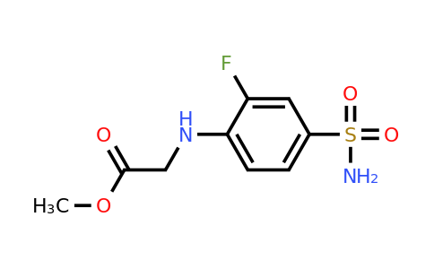 1482658-39-8 | Methyl (2-fluoro-4-sulfamoylphenyl)glycinate