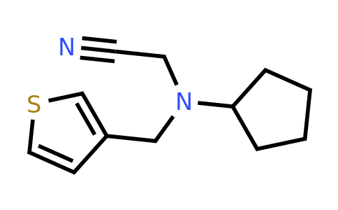 1482795-46-9 | 2-(Cyclopentyl(thiophen-3-ylmethyl)amino)acetonitrile