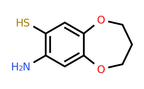 1483094-45-6 | 8-Amino-3,4-dihydro-2h-benzo[b][1,4]dioxepine-7-thiol