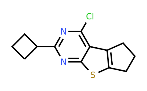 1483172-25-3 | 4-Chloro-2-cyclobutyl-6,7-dihydro-5h-cyclopenta[4,5]thieno[2,3-d]pyrimidine