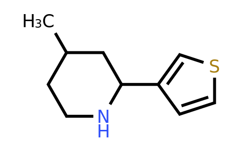 1483471-58-4 | 4-Methyl-2-(thiophen-3-yl)piperidine