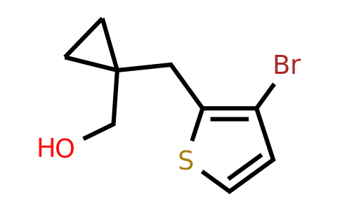 1483472-29-2 | (1-((3-Bromothiophen-2-yl)methyl)cyclopropyl)methanol