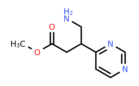 1483488-21-6 | Methyl 4-amino-3-(pyrimidin-4-yl)butanoate