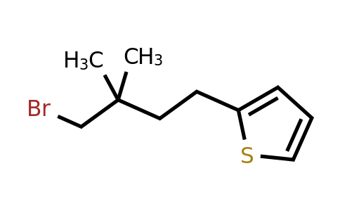 1484042-25-2 | 2-(4-Bromo-3,3-dimethylbutyl)thiophene