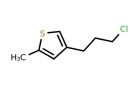 1484163-78-1 | 4-(3-Chloropropyl)-2-methylthiophene