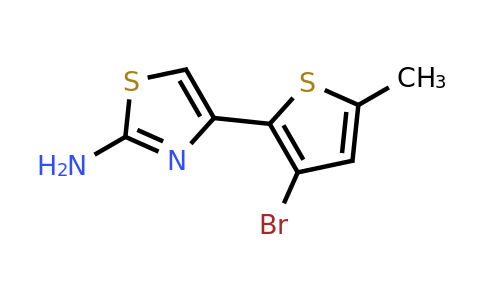 1484385-66-1 | 4-(3-Bromo-5-methylthiophen-2-yl)thiazol-2-amine