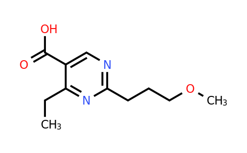 1484429-63-1 | 4-Ethyl-2-(3-methoxypropyl)pyrimidine-5-carboxylic acid