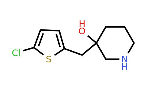 1484460-63-0 | 3-((5-Chlorothiophen-2-yl)methyl)piperidin-3-ol