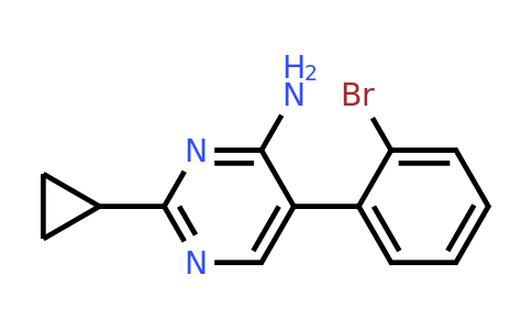 1484826-61-0 | 5-(2-Bromophenyl)-2-cyclopropylpyrimidin-4-amine