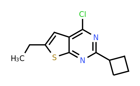 1484919-45-0 | 4-Chloro-2-cyclobutyl-6-ethylthieno[2,3-d]pyrimidine