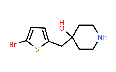 1485095-71-3 | 4-((5-Bromothiophen-2-yl)methyl)piperidin-4-ol