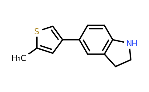 1485425-87-3 | 5-(5-Methylthiophen-3-yl)indoline