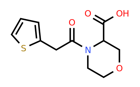 1485658-67-0 | 4-(2-(Thiophen-2-yl)acetyl)morpholine-3-carboxylic acid