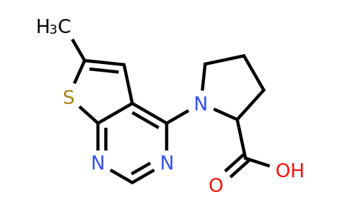 1485739-36-3 | 1-{6-methylthieno[2,3-d]pyrimidin-4-yl}pyrrolidine-2-carboxylic acid