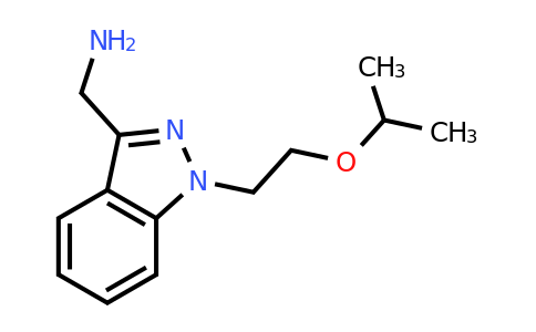 1485936-09-1 | {1-[2-(propan-2-yloxy)ethyl]-1h-indazol-3-yl}methanamine