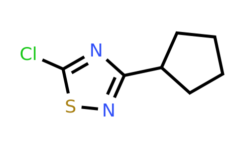 1485982-45-3 | 5-Chloro-3-cyclopentyl-1,2,4-thiadiazole
