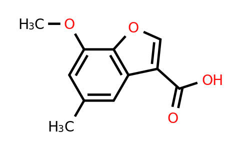 7-Methoxy-5-methylbenzofuran-3-carboxylic acid