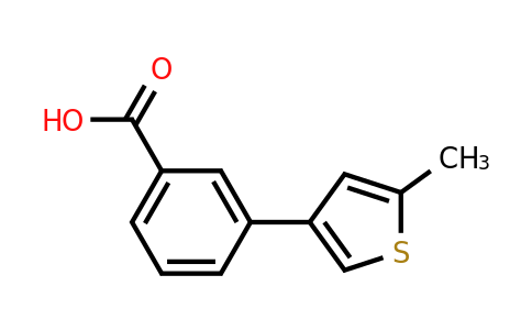 1486290-82-7 | 3-(5-Methylthiophen-3-yl)benzoic acid