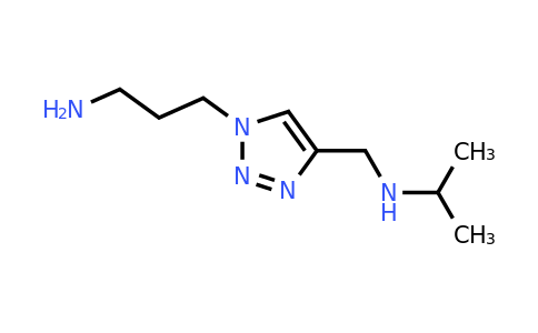 1486438-55-4 | 3-(4-((Isopropylamino)methyl)-1h-1,2,3-triazol-1-yl)propan-1-amine