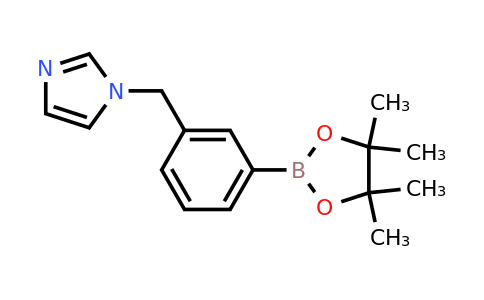 1486485-39-5 | 1-(3-(4,4,5,5-Tetramethyl-1,3,2-dioxaborolan-2-yl)benzyl)-1H-imidazole