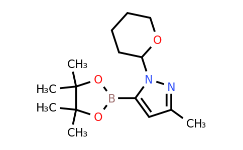 1486485-62-4 | 3-Methyl-1-(oxan-2-yl)-5-(4,4,5,5-tetramethyl-1,3,2-dioxaborolan-2-yl)pyrazole