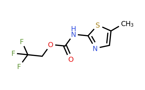 1486636-89-8 | 2,2,2-Trifluoroethyl N-(5-methyl-1,3-thiazol-2-yl)carbamate
