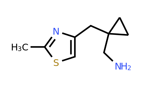 1486934-54-6 | (1-((2-Methylthiazol-4-yl)methyl)cyclopropyl)methanamine