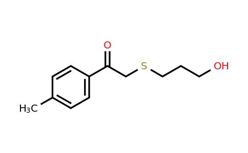 2-((3-Hydroxypropyl)thio)-1-(p-tolyl)ethan-1-one