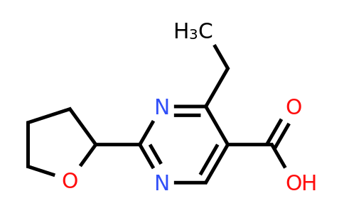 1487309-38-5 | 4-Ethyl-2-(tetrahydrofuran-2-yl)pyrimidine-5-carboxylic acid