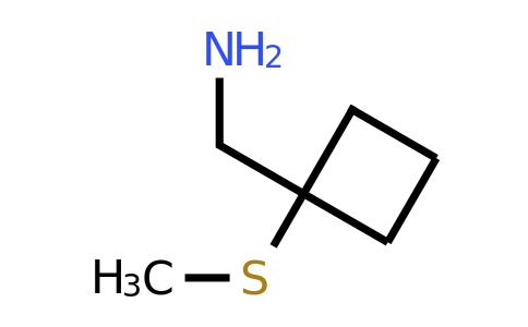 [1-(methylsulfanyl)cyclobutyl]methanamine