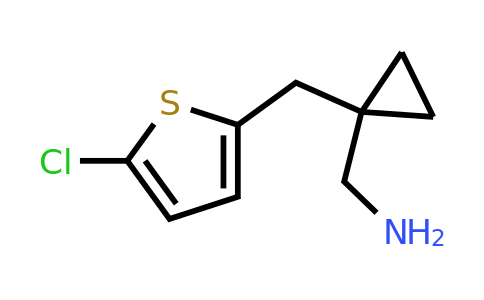 1487639-28-0 | (1-((5-Chlorothiophen-2-yl)methyl)cyclopropyl)methanamine