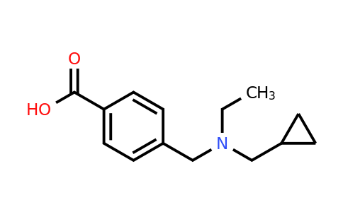 4-(((Cyclopropylmethyl)(ethyl)amino)methyl)benzoic acid