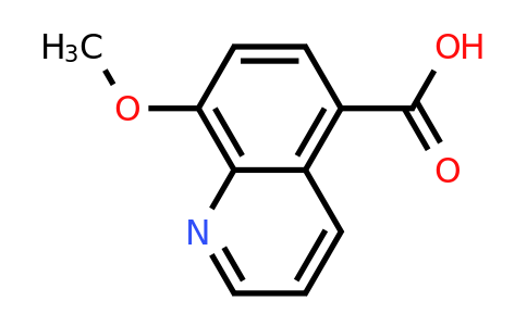 148887-46-1 | 8-Methoxyquinoline-5-carboxylic acid