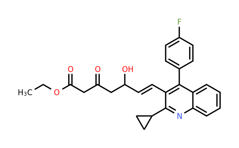 148901-69-3 | (E)-Ethyl 7-(2-cyclopropyl-4-(4-fluorophenyl)quinolin-3-yl)-5-hydroxy-3-oxohept-6-enoate