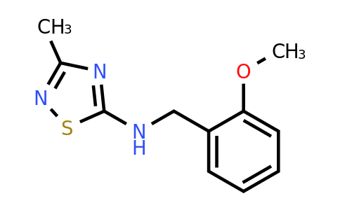 1489176-32-0 | n-(2-Methoxybenzyl)-3-methyl-1,2,4-thiadiazol-5-amine